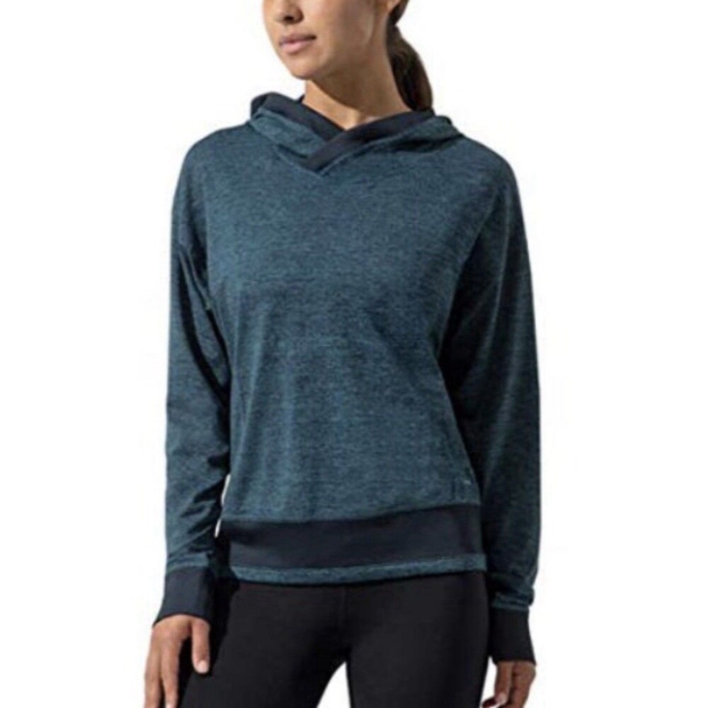 Mondetta Ladies Blue Heather Soft Performance Hoodie XXL
